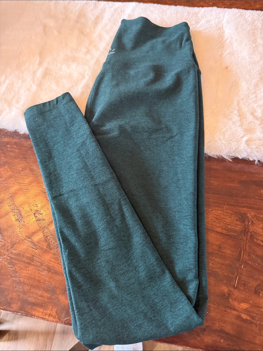 Beyond Yoga Deep Teal High-Waist Leggings